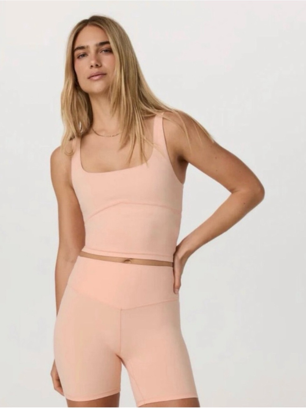 Vuori All The Form Tank- Bright Peach NWOT